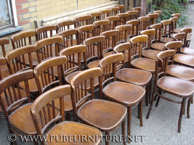 How can you find used pub furniture?